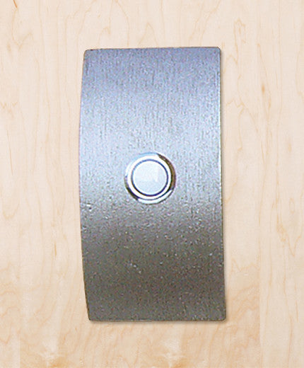 Arc Bell Plate With Button, Bronze