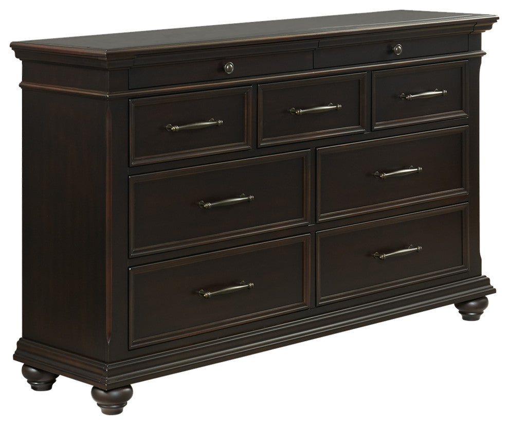 Picket House Brooks 9 Drawer Dresser, Black
