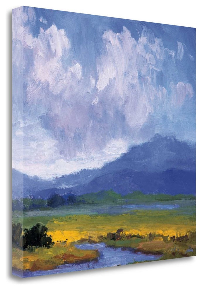 "Golden Age" By Brigitte Curt,Ready to Hang Giclee Print on Gallery Wrap Canvas