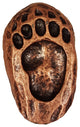 Single Bear Track Left Facing Cabinet Knob, Antique Copper