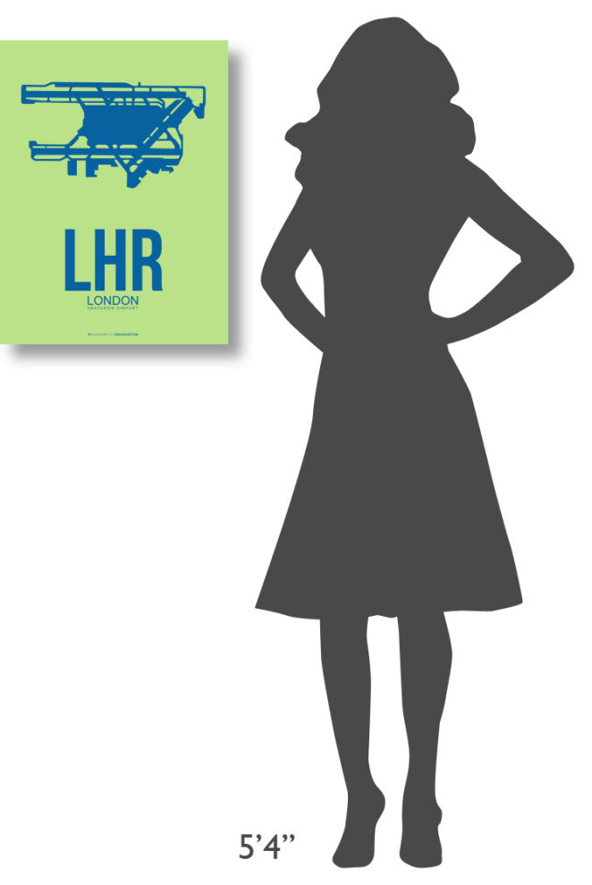 "LHR London Poster 2" Fine Art Print
