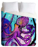 Deny Designs Sophia Buddenhagen Purple Octopus Duvet Cover - Lightweight