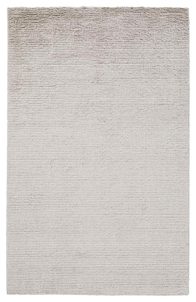 Bliss Solid Area Rug, Light Gray, 8'x10'