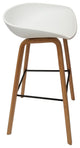 Fine Mod Imports Shen Odger Bar Stool, White