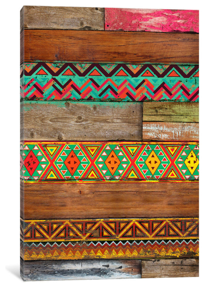 "Indian Wood Gallery" by Diego Tirigall, 40x26x1.5"