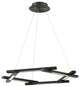 Modern Forms Metric 28" LED Chandelier in Black