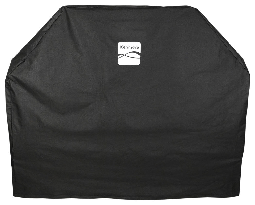 Kenmore 60 Inch Water Repellant Grill Cover in Black, Large