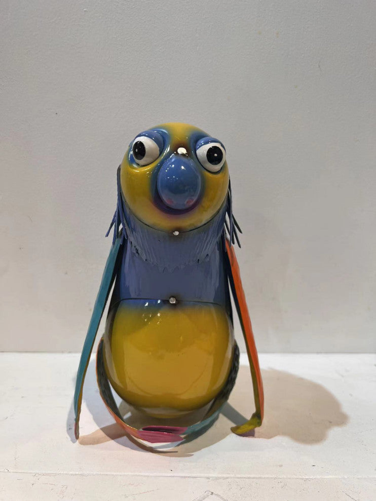 Colorful Metal Sloth Decorative Garden Statue Patio Yard Art Sculpture