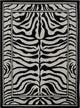 Home Dynamix Zone Sabra Area Rug 7'8"x10'7", Graphic/Print Black