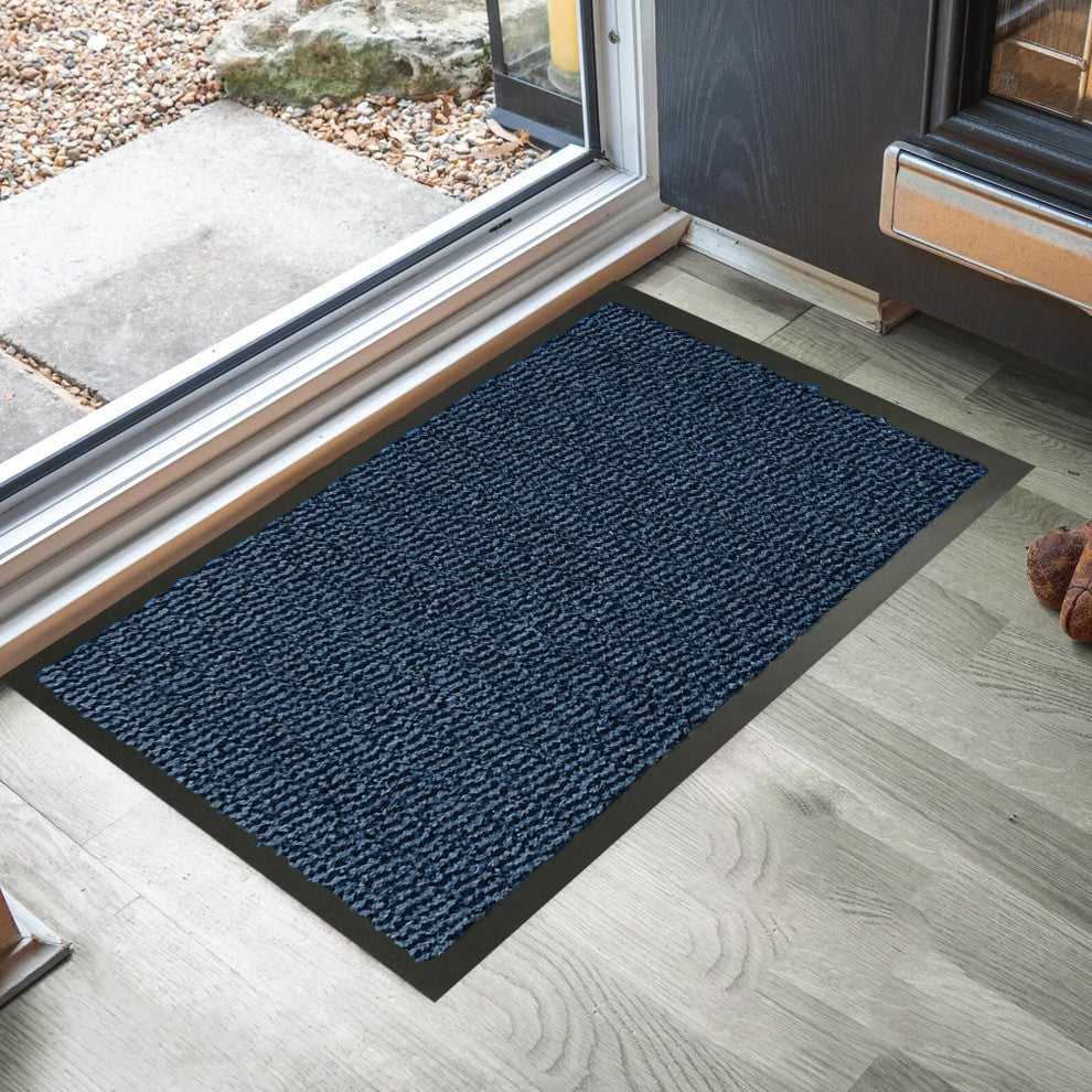 Indoor Door Mat Lisa 31 L x 24 W Inch PP-PVC - Blue