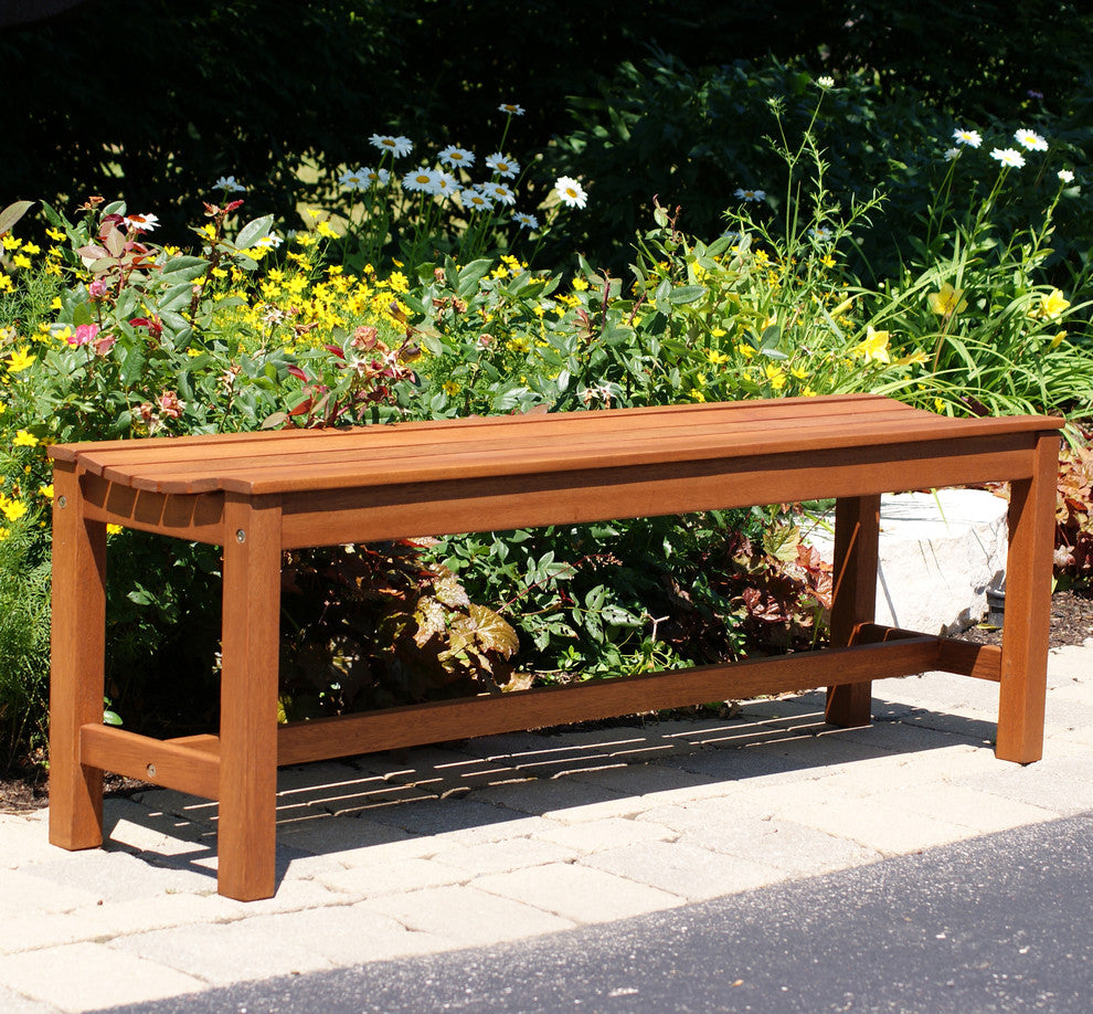 Eucalyptus Backless Bench