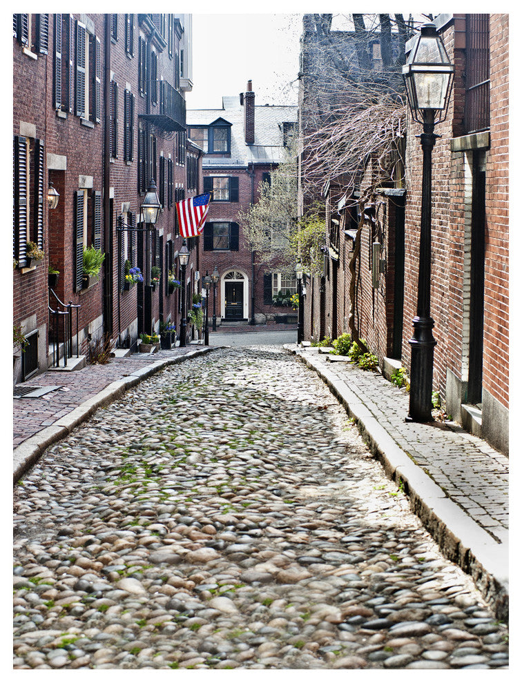 Artwork, Acorn Street Boston, The Sadkowski Boston Collection