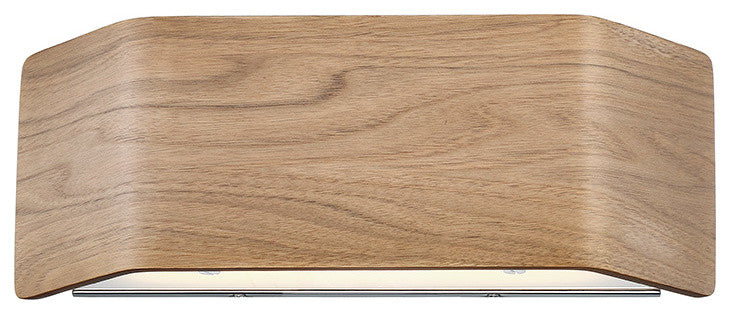 Modern Forms Asgard LED Wall Sconce, Walnut