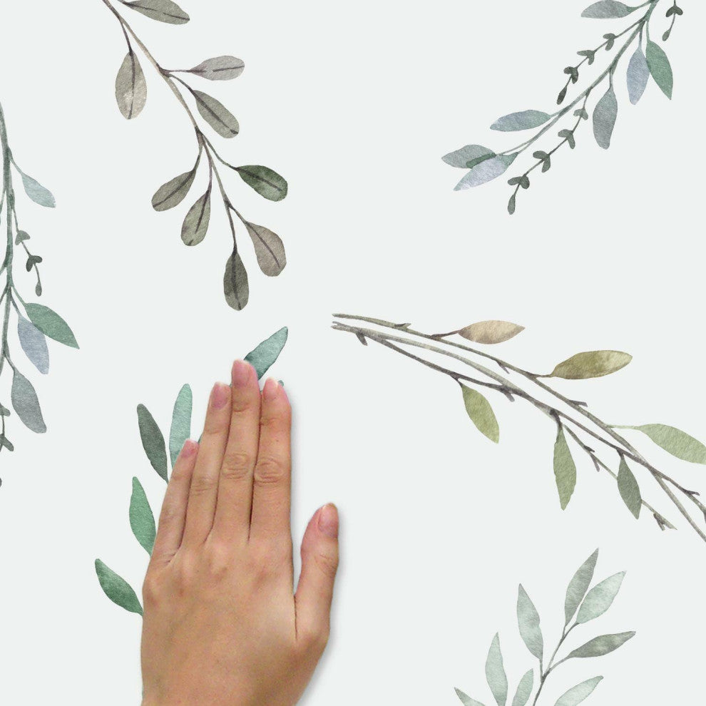 Country Leaves Peel And Stick Wall Decals