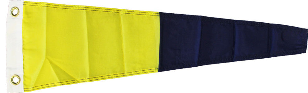 Number 5, Nautical Code Signal Nylon Pennant