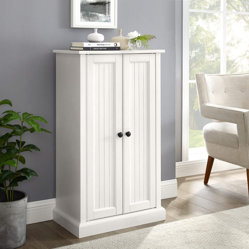 Seaside Accent Cabinet, White