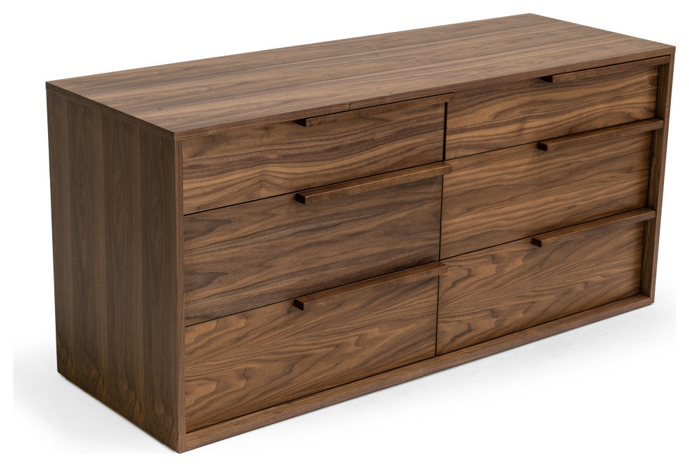 Modrest Amberlie Modern Walnut Dresser
