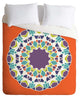 Deny Designs Karen Harris Mod Medallion Mulberry Duvet Cover - Lightweight