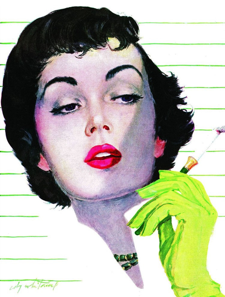 "The Brazen Widow" Painting Print on Canvas by Coby Whitmore