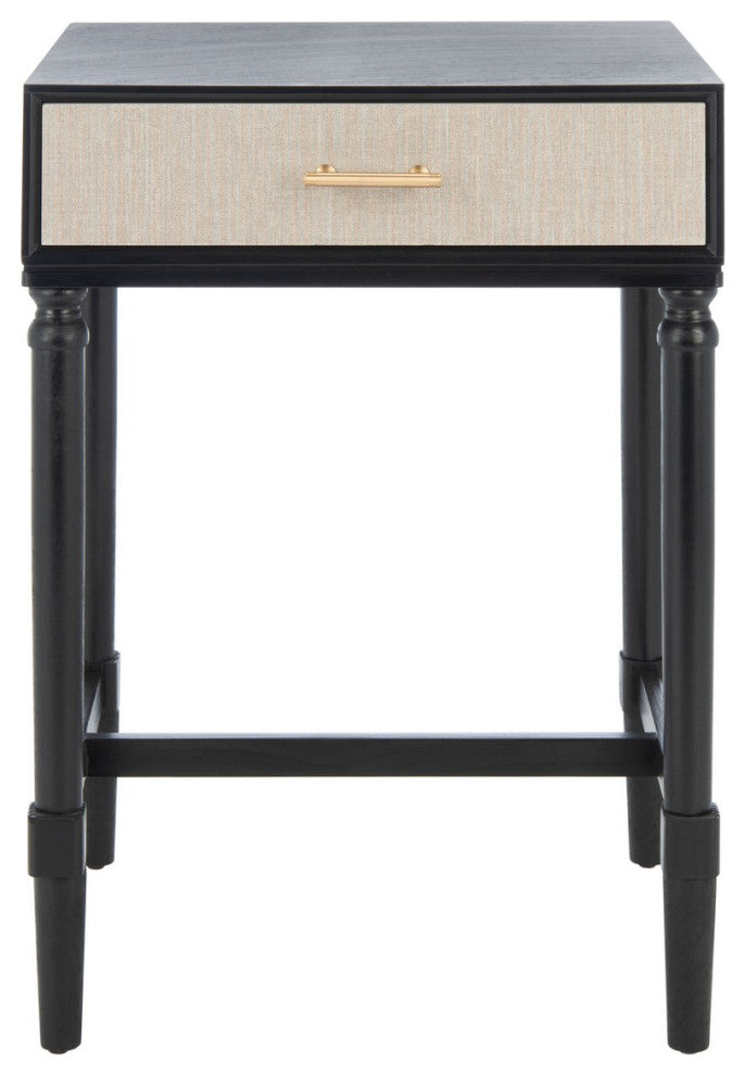 Safavieh Estella 1 Drawer Accent Table, Black