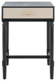 Safavieh Estella 1 Drawer Accent Table, Black