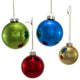 60-80MM Shiny Multi-Color Glass Ball Ornaments, 20-Piece Set