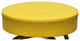 Retro Home Single Ring 30" Swivel Bar Stool, Yellow