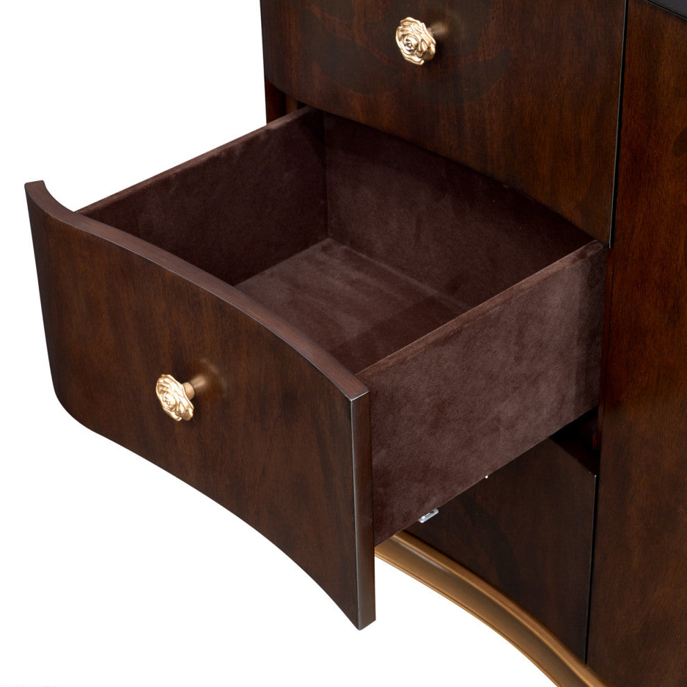 Camellia Field Dresser, Warm Pecan