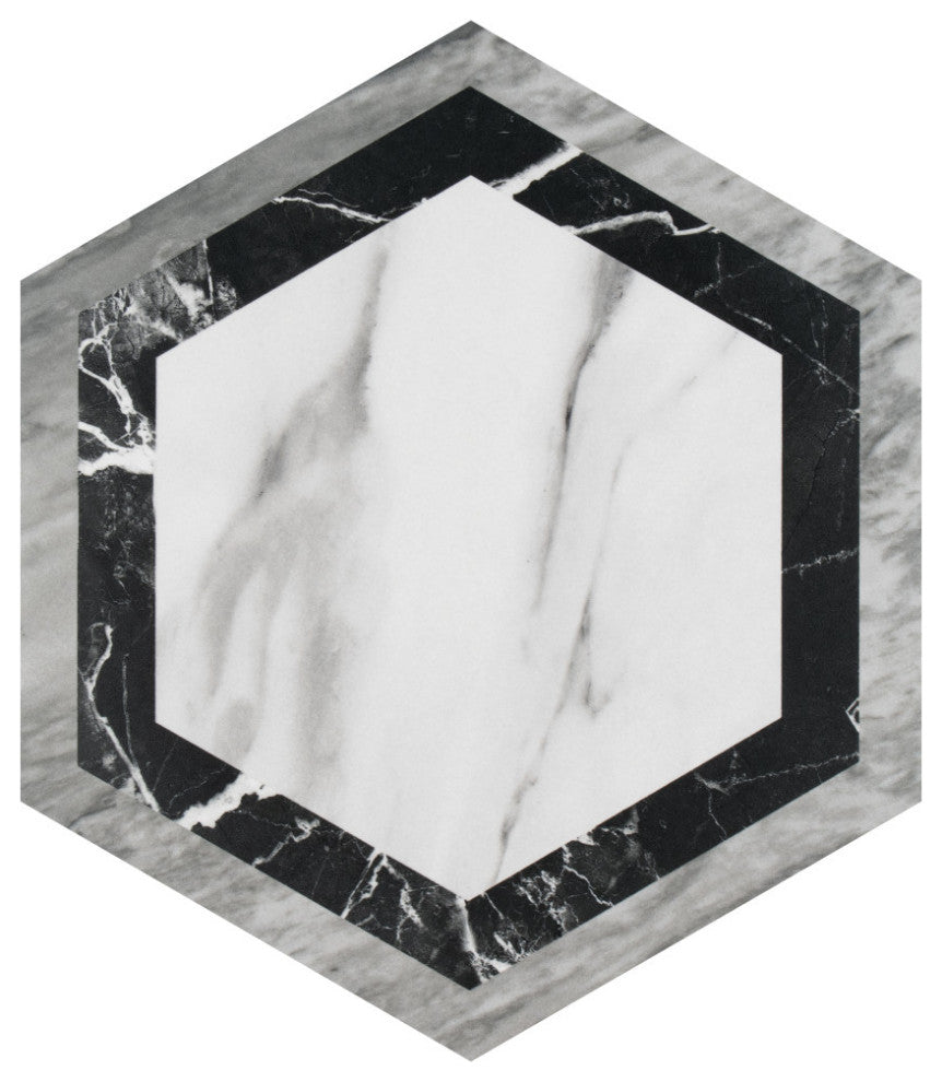 Marbilia Hex Agra with Biotech Porcelain Floor and Wall Tile