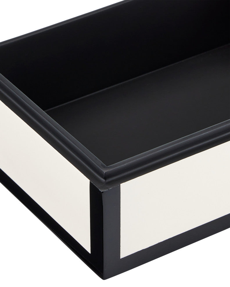 Ivory Lacquer Box, 2-Piece Set