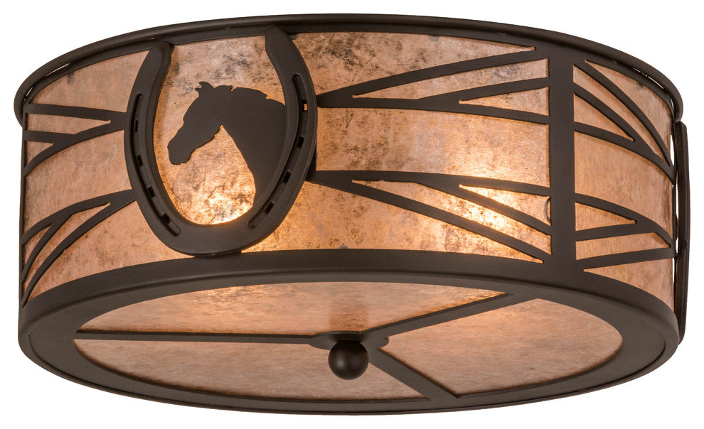 16W Horseshoe Flushmount