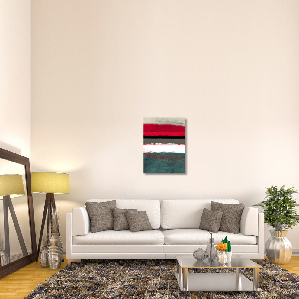 "Abstract Stripe Theme Grey And White" Fine Art Print