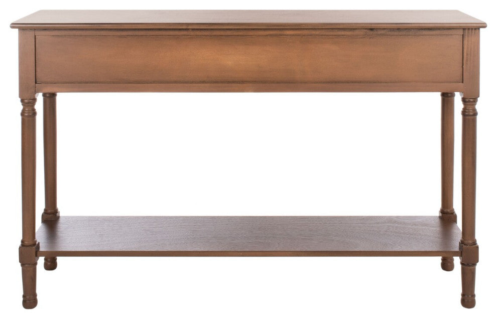 Safavieh Peyton 3 Drawer Console Table, Brown
