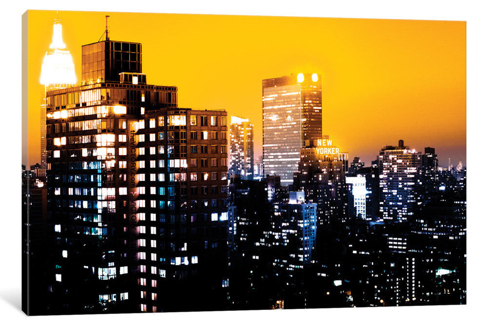 "Yellow Night NYC" by Philippe Hugonnard, 26x18x1.5