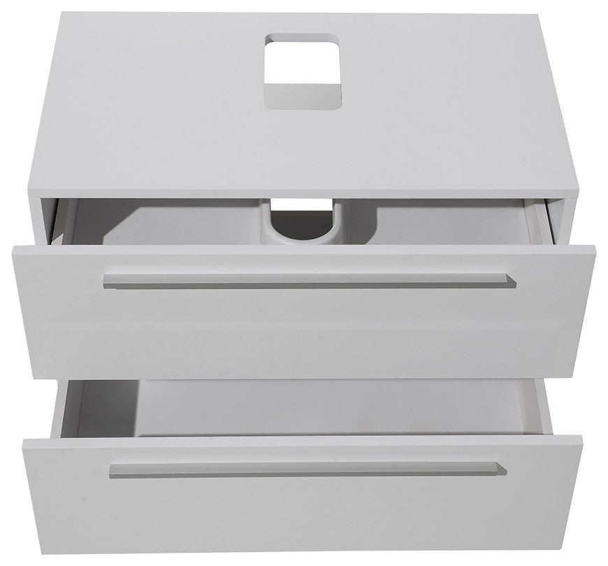 Medio 32" Bathroom Cabinet, Base: White, Base Only, Without Sink