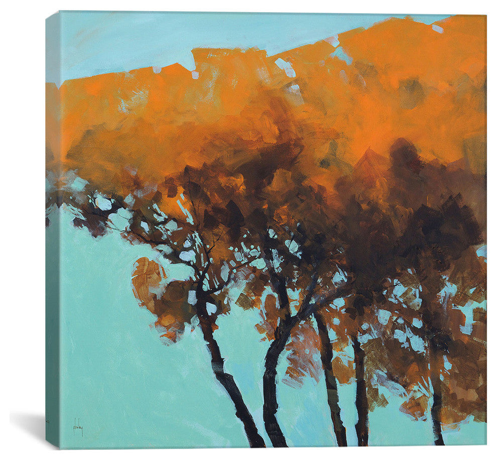 "Five Trees" by Paul Bailey, 37"x37"