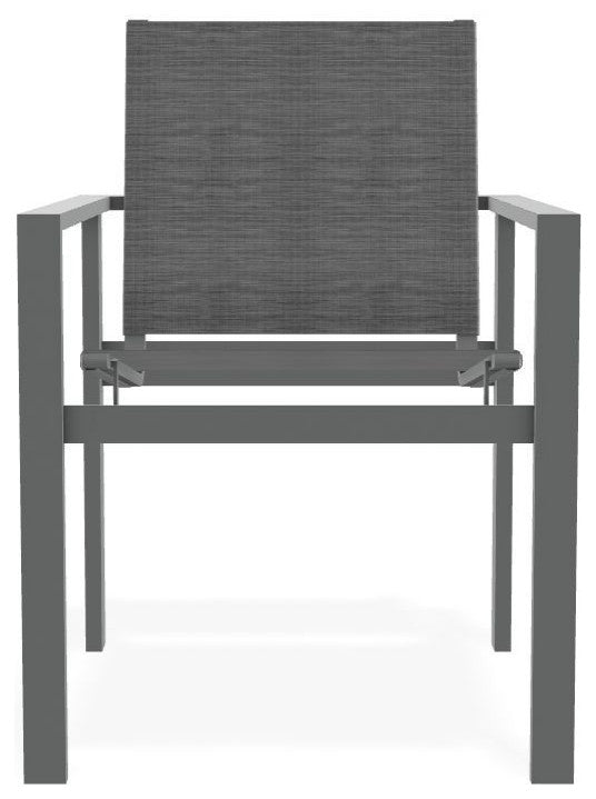 Tribeca Sling Outdoor Stackable Armchair, Collect Charcoal/Graphite