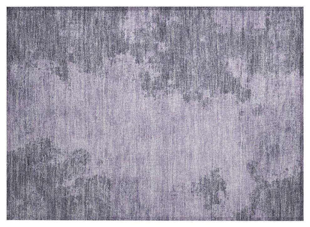 Machine Washable Indoor/Outdoor Chantille ACN1902 Purple 1'8" x 2'6" Rug