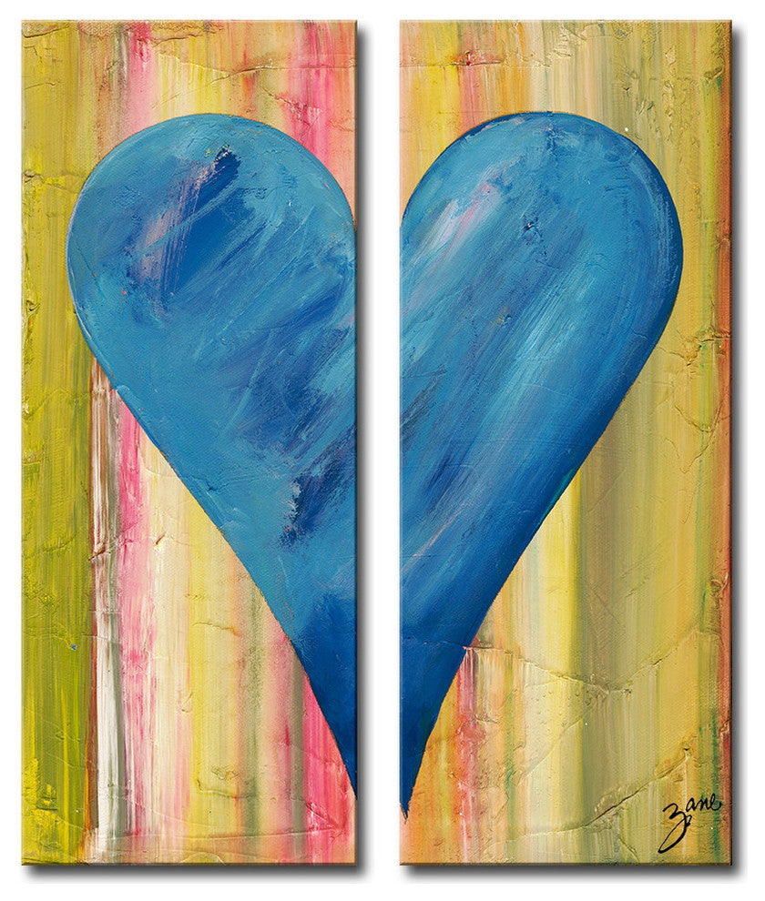 Heartwork "Amsterdam" 2-Piece Canvas Art Set, 40"x16"