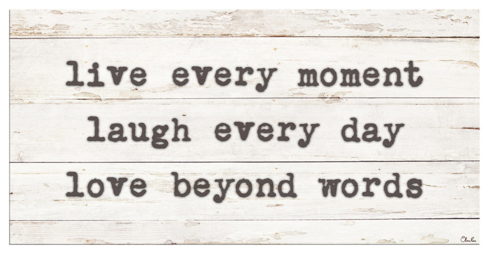 Words to Live by Wrapped Canvas Harvest Wall Art