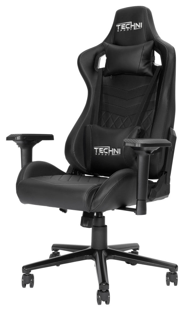 Ts-83 Ergonomic High Back Racer Style Gaming Chair, Black