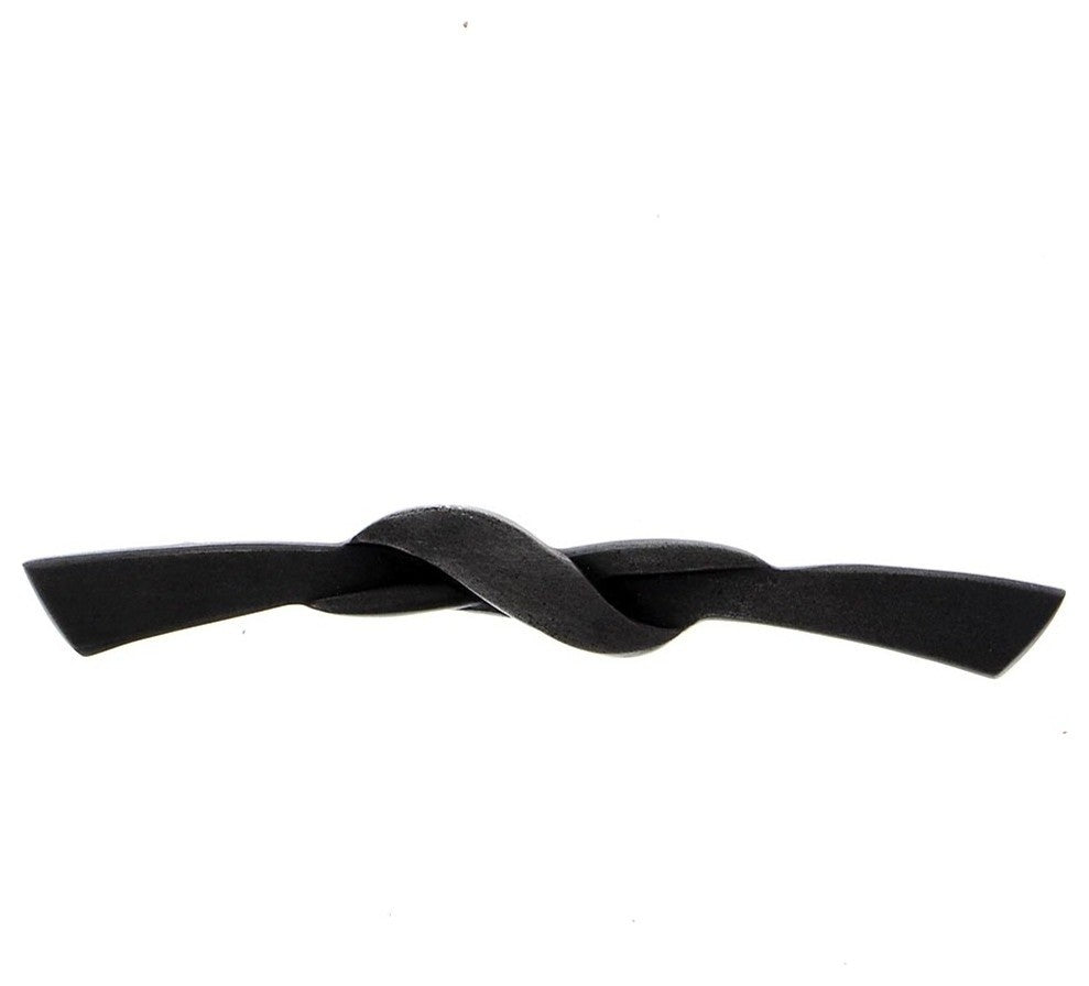 Entwined Cabinet Hardware Pull, Polished Pewter