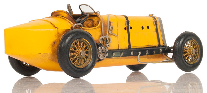 Alfa Romeo P2 Classic Racing Car Model, Collectible Metal Scale Model Car