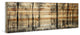 "Panoramic Forest" Painting Print on Natural Pine Wood, 60"x20"