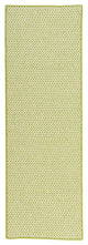 Outdoor Houndstooth Tweed OT69 Lime Indoor/Outdoor Area Rug, Square 8'x8'