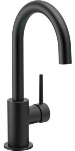 Delta Trinsic Single Handle Bar Faucet, Matte Black, 1959LF-BL