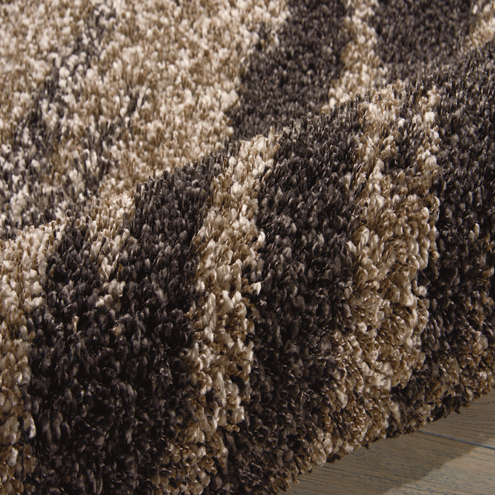 Nourison Amore Shag Area Rug, Marble, 7'10"x10'10"