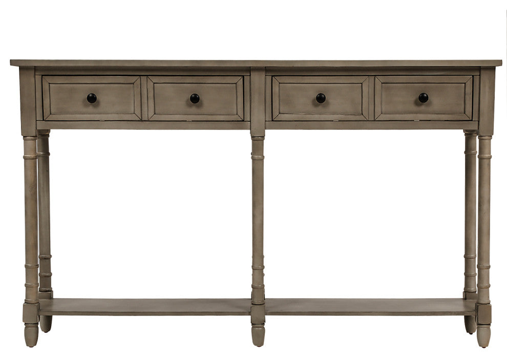 Console Table Sofa Table, Grey Wash