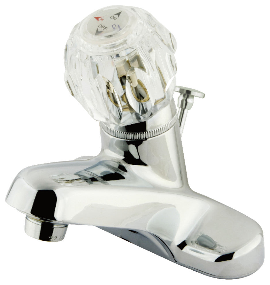 Kingston Brass Single-Handle 4" Centerset Bathroom Faucet, Polished Chrome