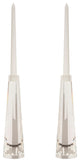 Facet Cone Candleholders, Set of 2